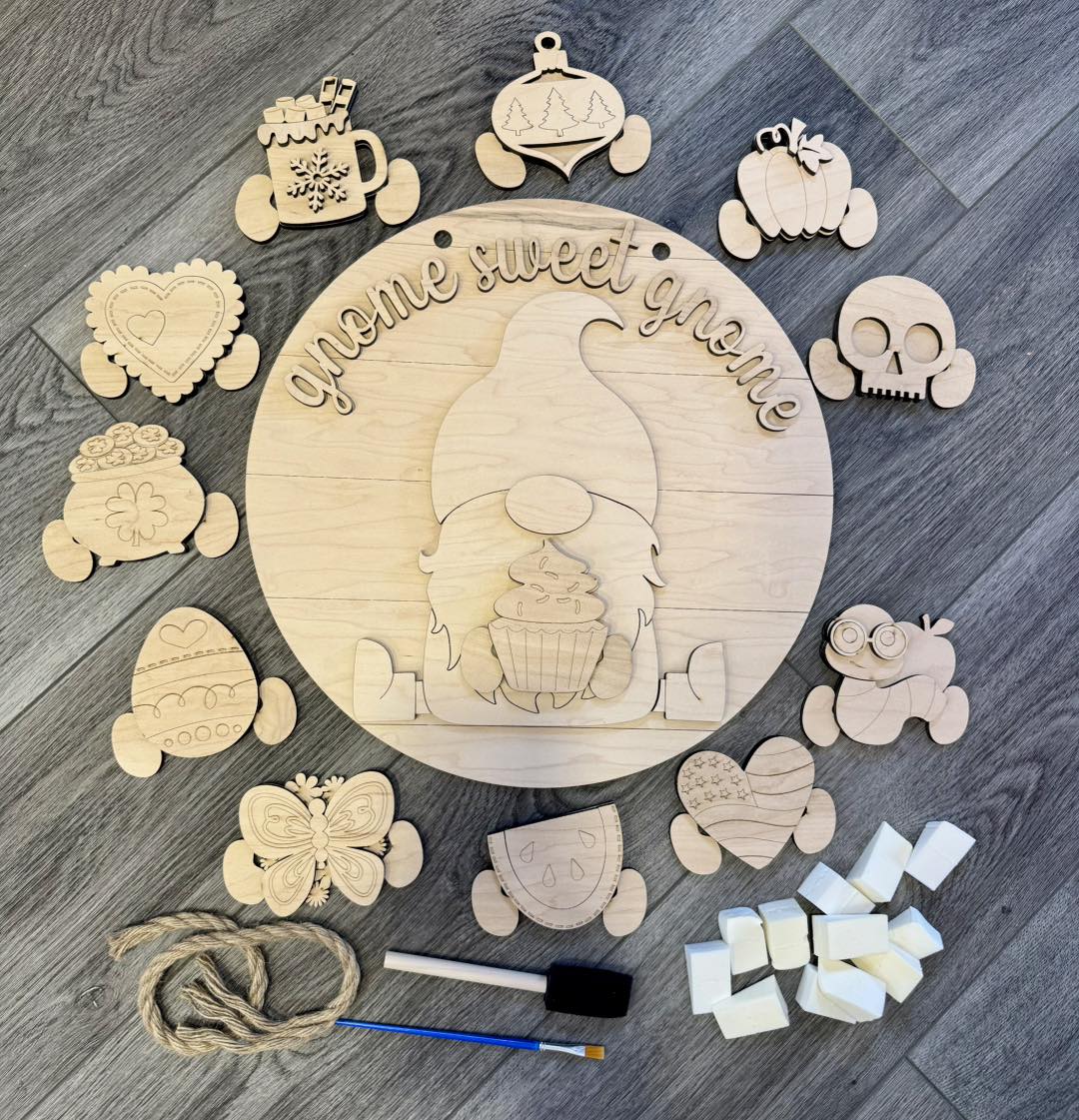 DIY Paint Kit: Interchangeable Gnome