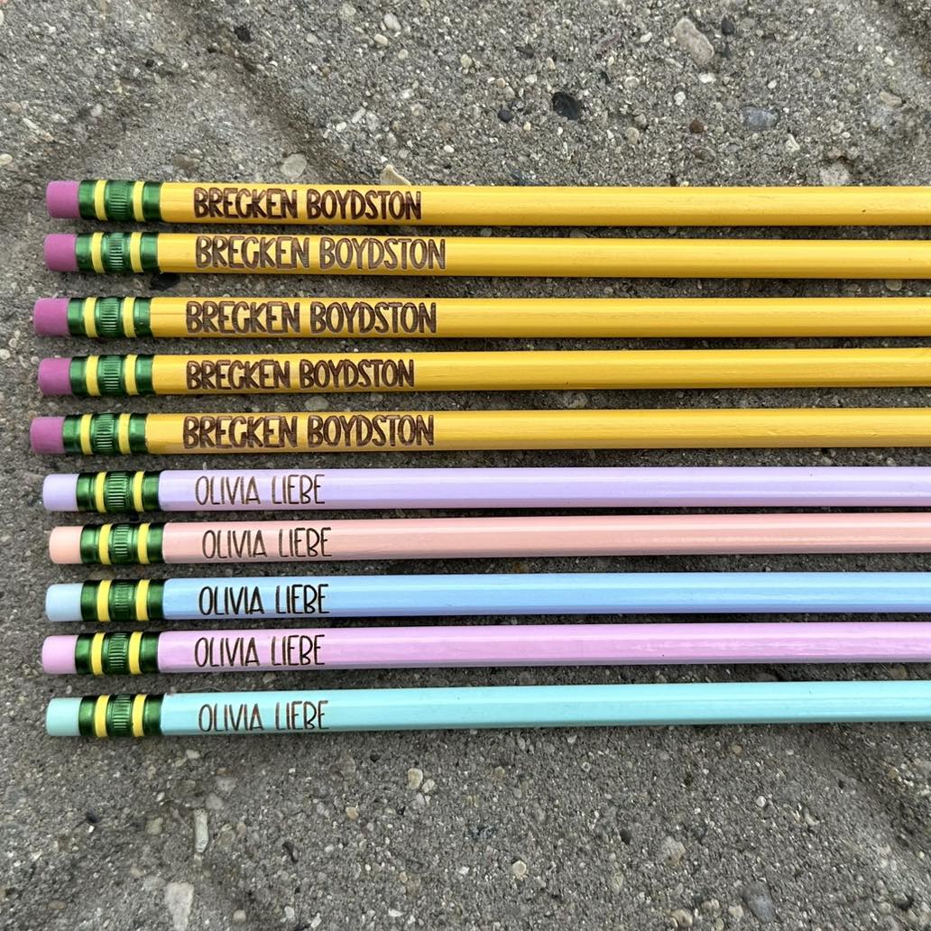 Personalied Pencils