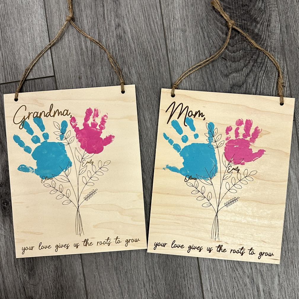 Roots To Grow Handprint Flower DIY