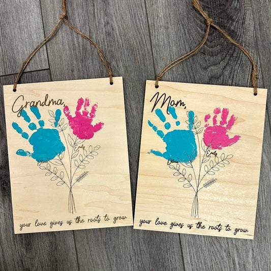 Roots To Grow Handprint Flower DIY