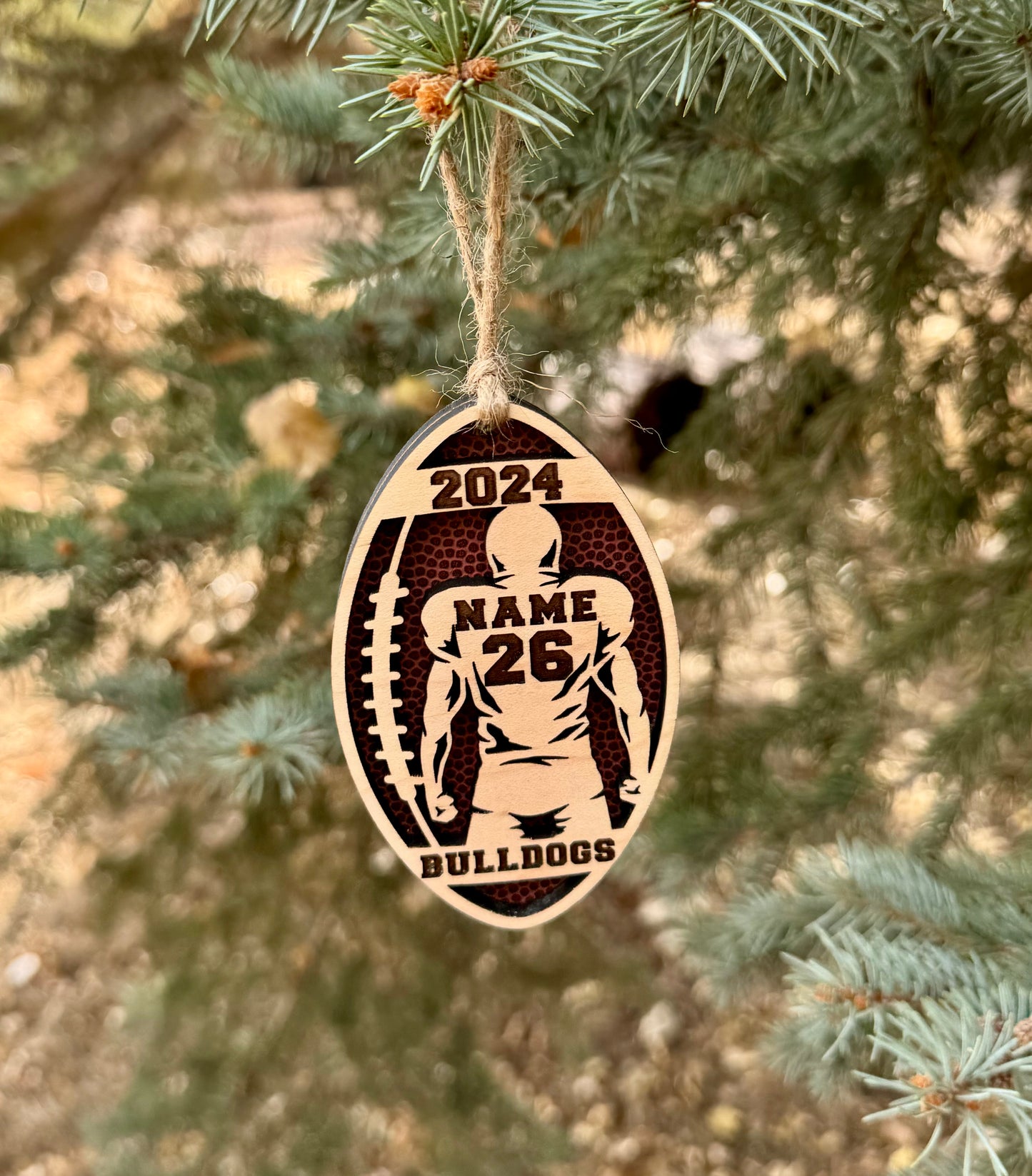 Football Personalized Ornament