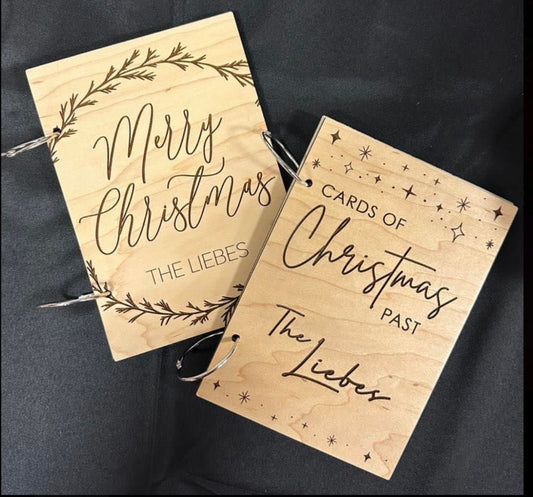Personalized Christmas Card Holder
