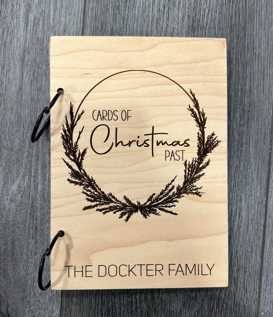 Personalized Christmas Card Holder