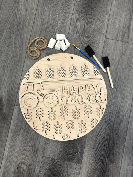 DIY Paint Kit: Happy Harvest Tractor