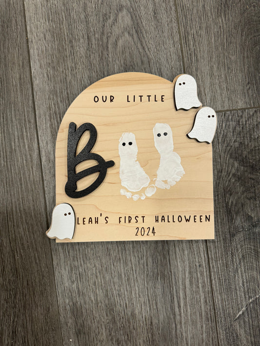Halloween Footprint DIY