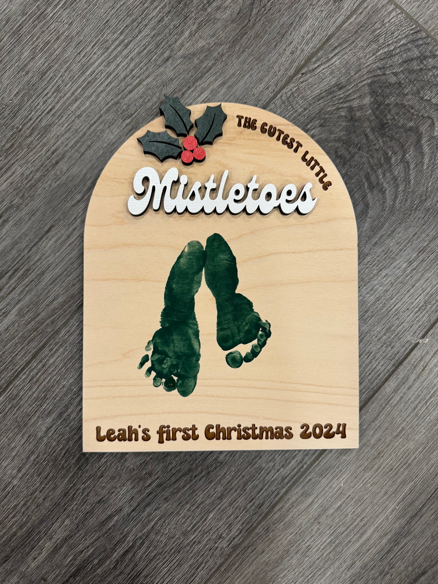 Mistletoes DIY Footprint