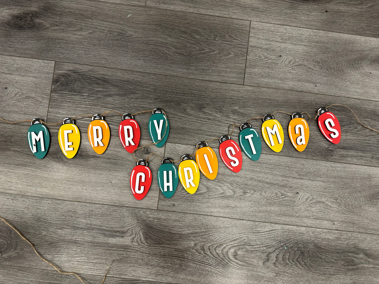 DIY Paint Kit: Christmas Light Garland
