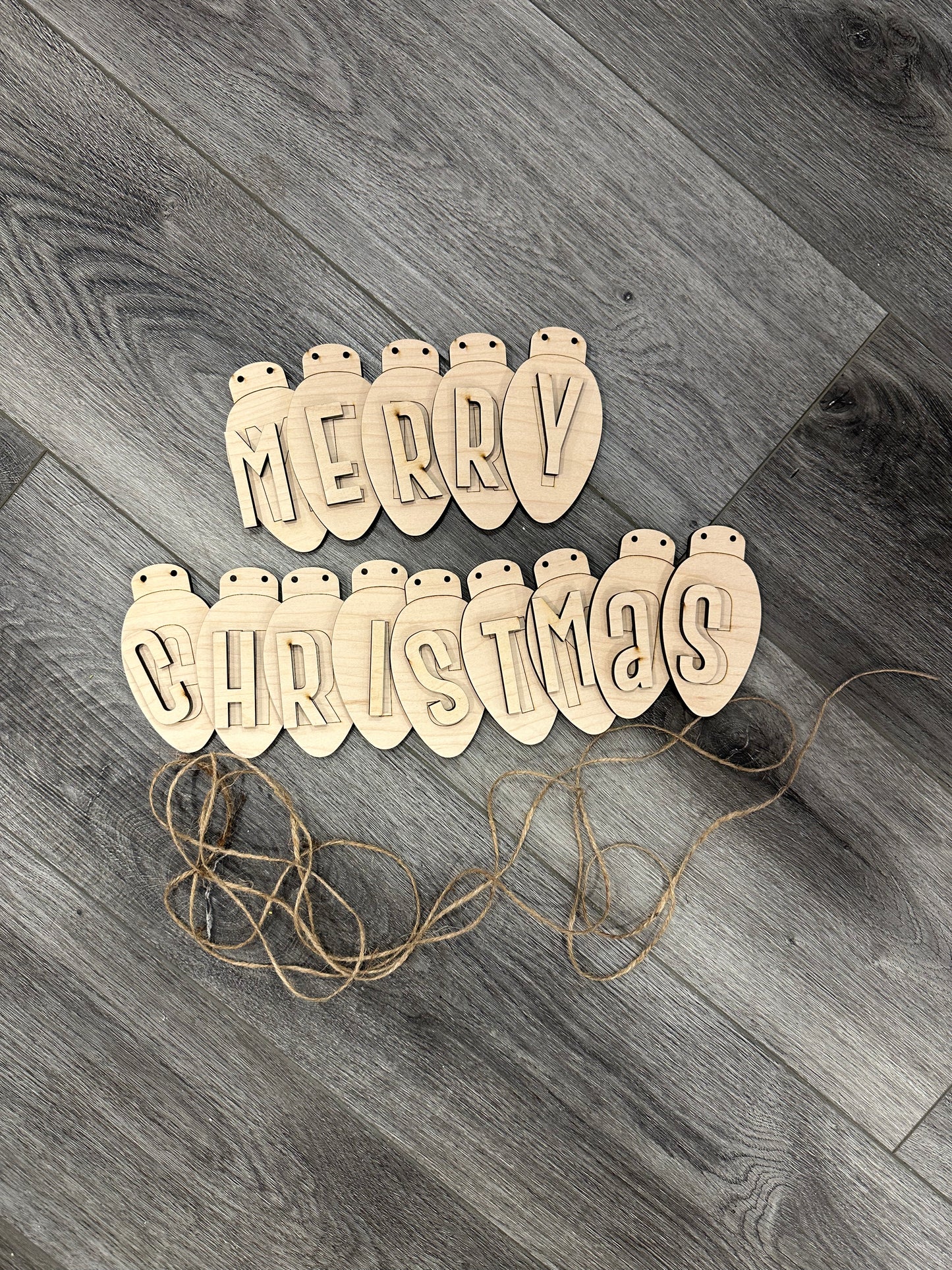DIY Paint Kit: Christmas Light Garland