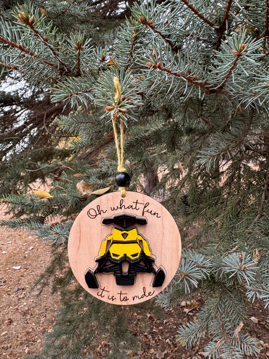 Snowmobile Ornament