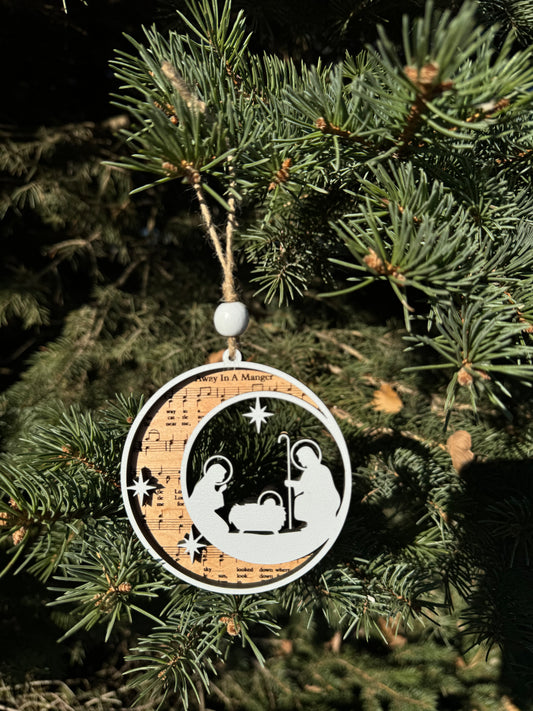 Away In A Manger Ornament