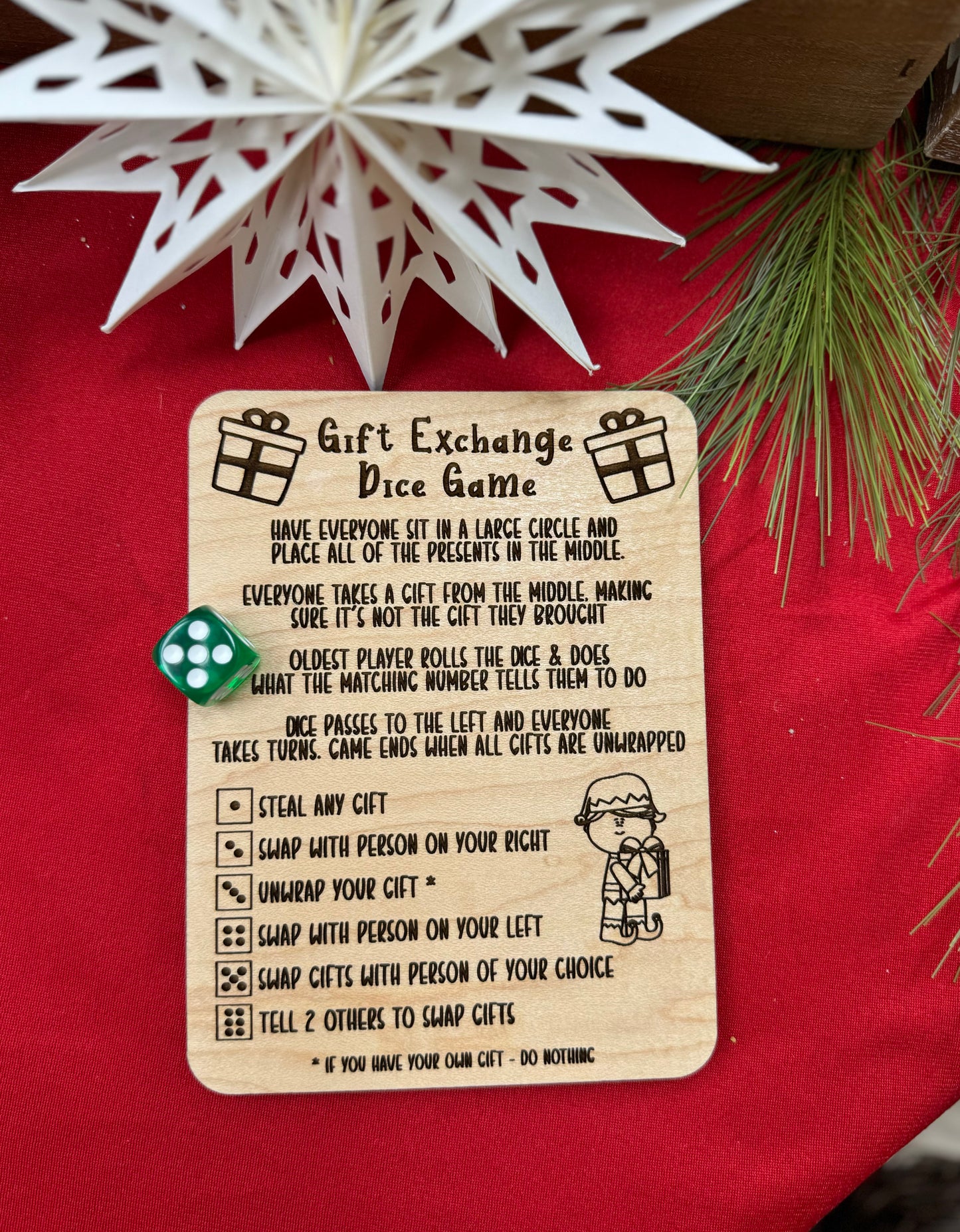 Gift Exchange Dice Game