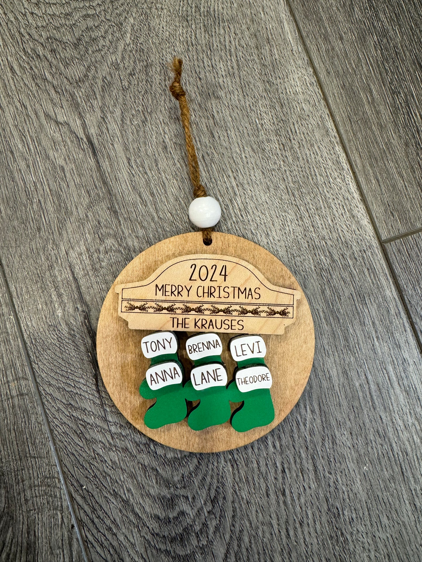 Mantle Stocking Ornament