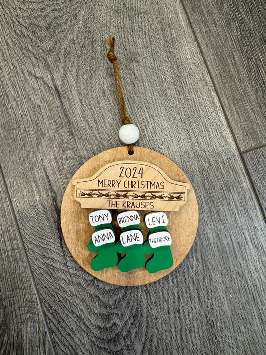 Mantle Stocking Ornament