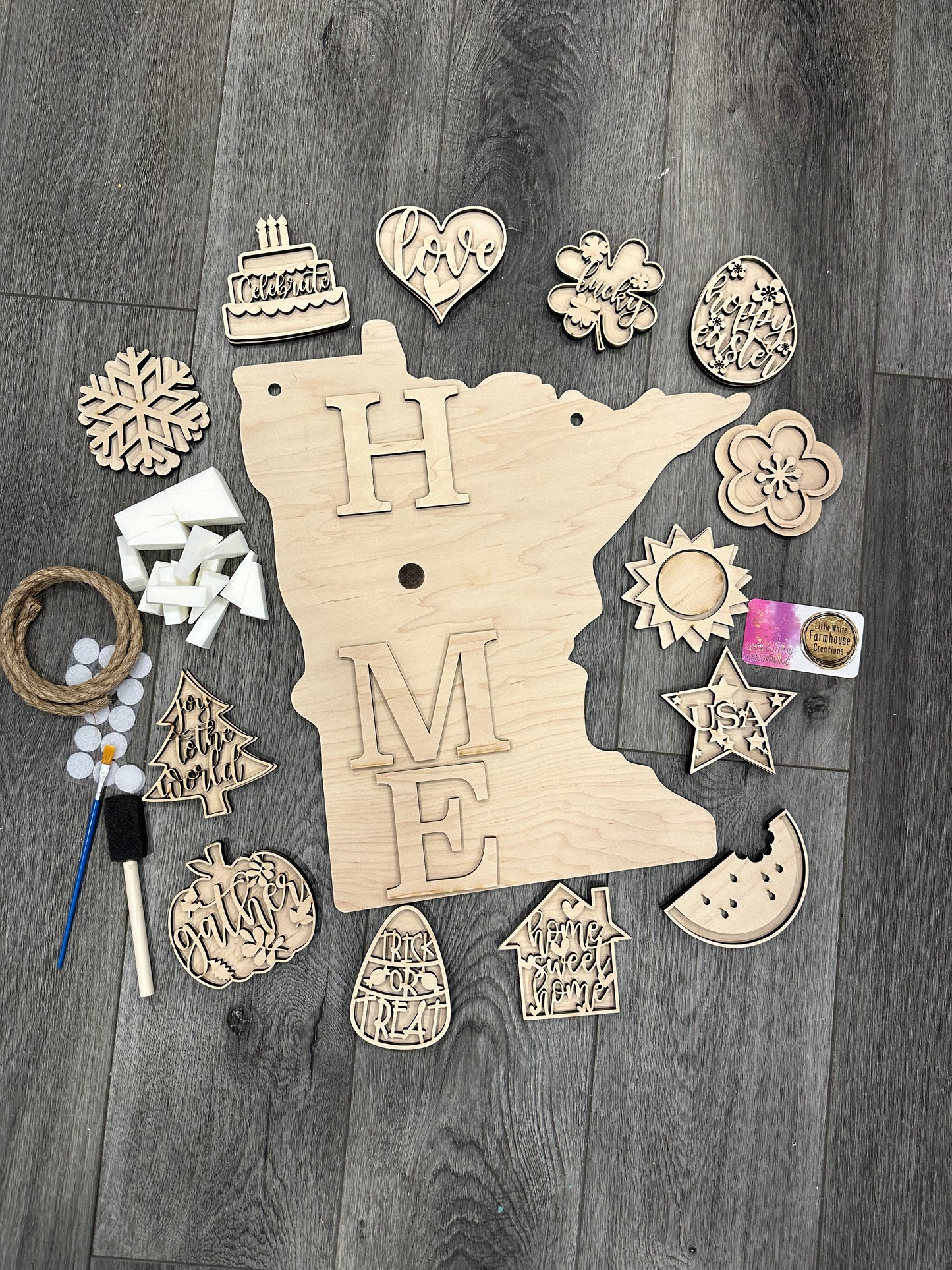 DIY Paint Kit: Minnesota Interchangeable