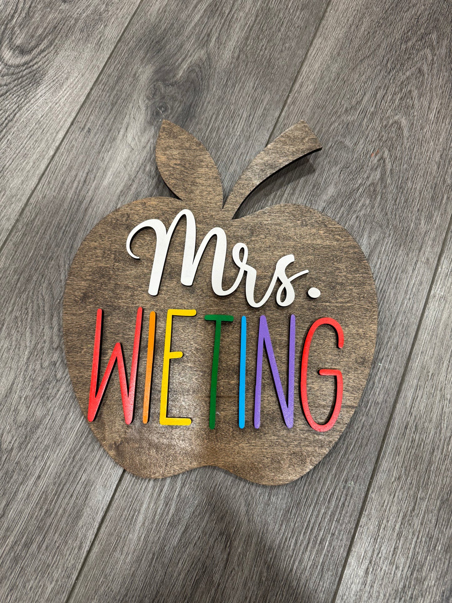 Personalized Apple Sign