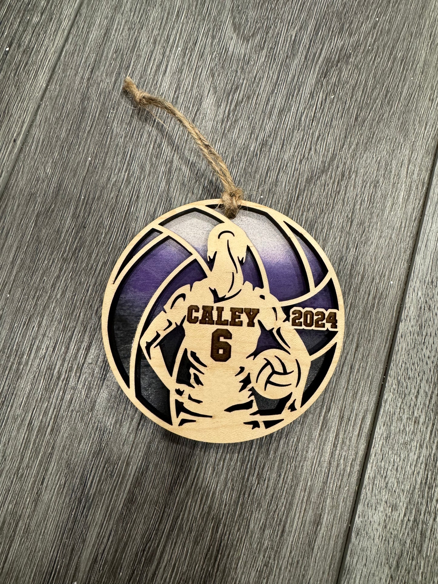 Volleyball Personalized Ornament