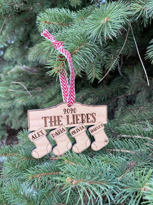 Stocking Personalized Ornament