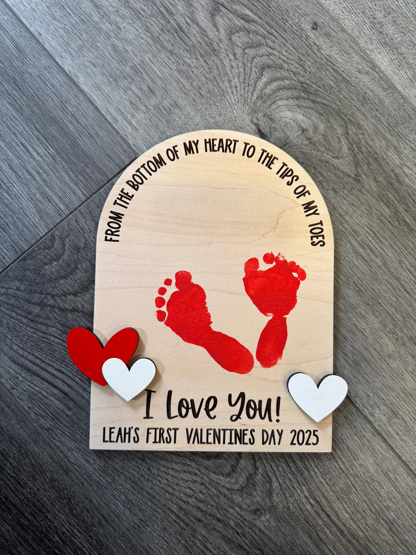 Valentine's DIY Footprint