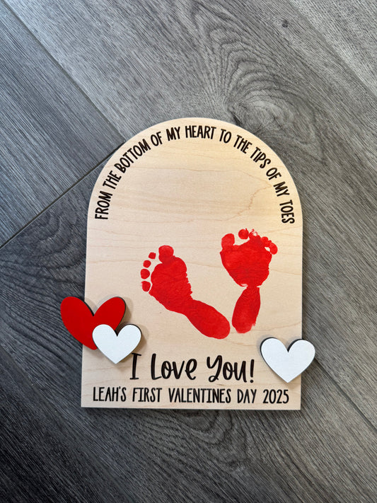 Valentine's DIY Footprint