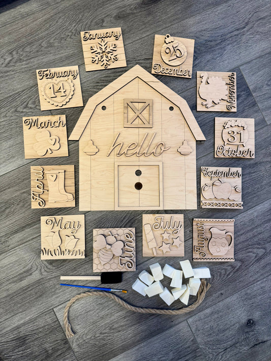 DIY Paint Kit: Interchangeable Barn