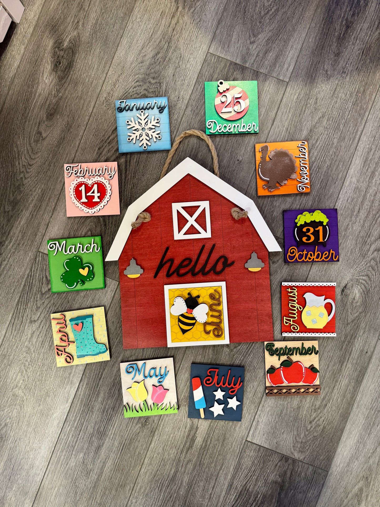 DIY Paint Kit: Interchangeable Barn