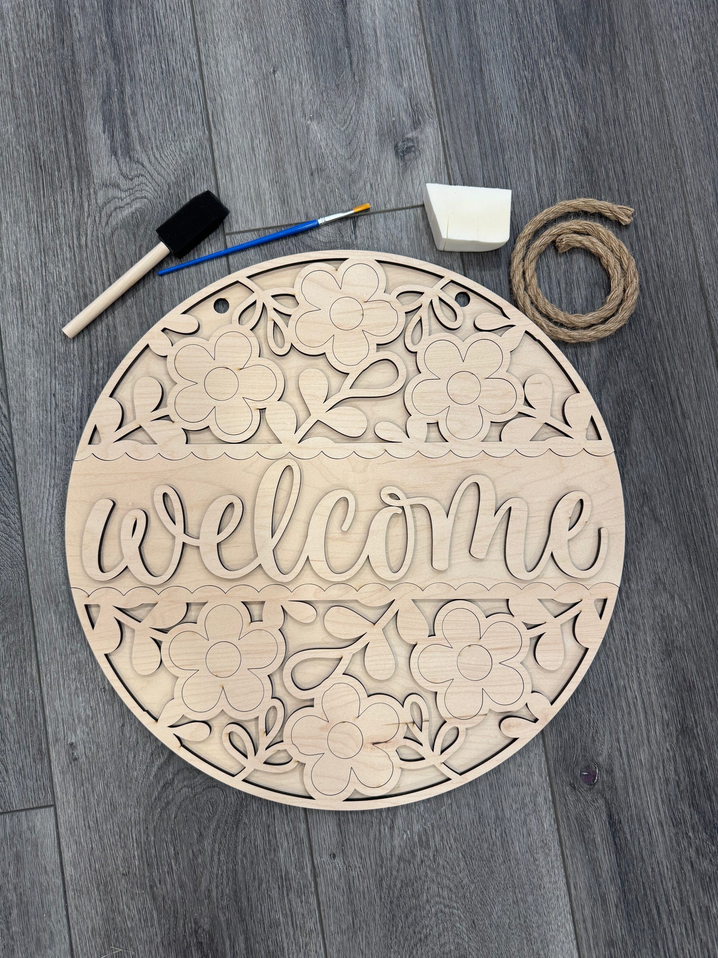 DIY Paint Kit: Welcome Flowers