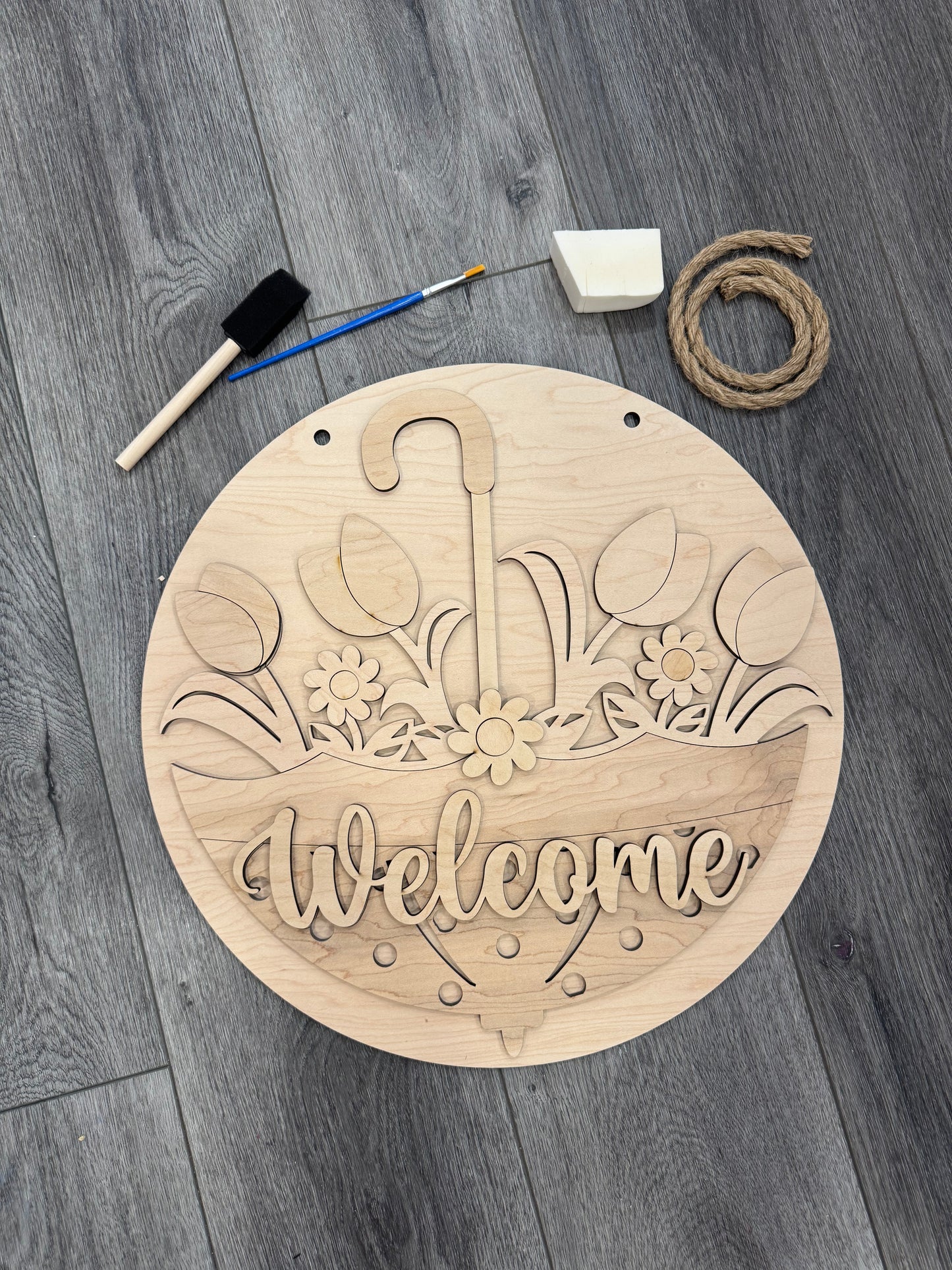 DIY Paint Kit: Umbrella Flowers