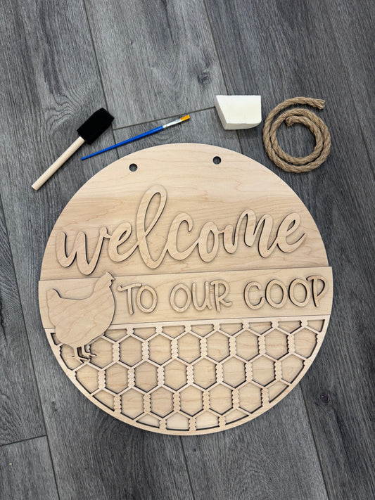 DIY Paint Kit: Welcome to our coop