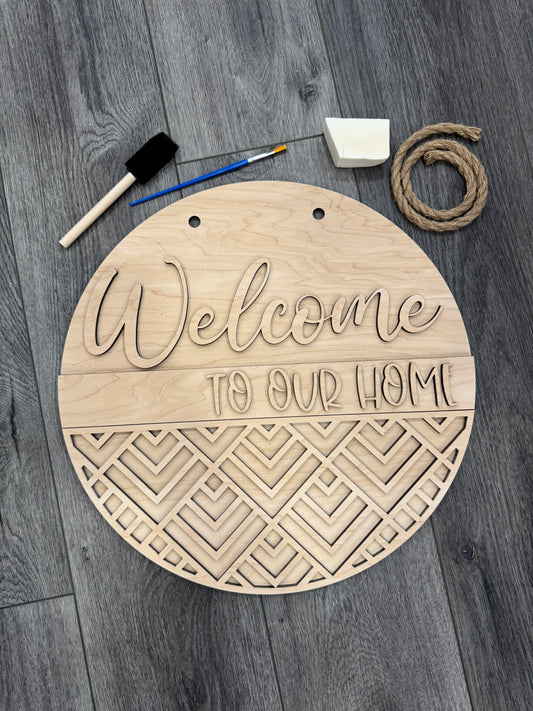 DIY Paint Kit: Welcome to our home