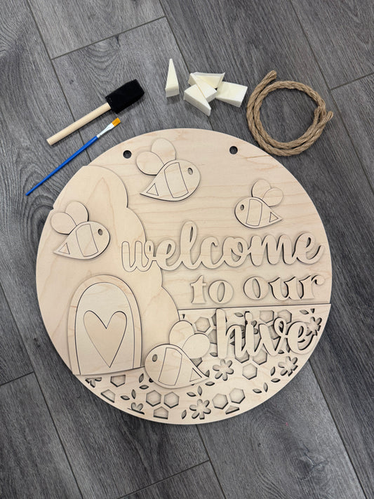 DIY Paint Kit: Welcome to our hive