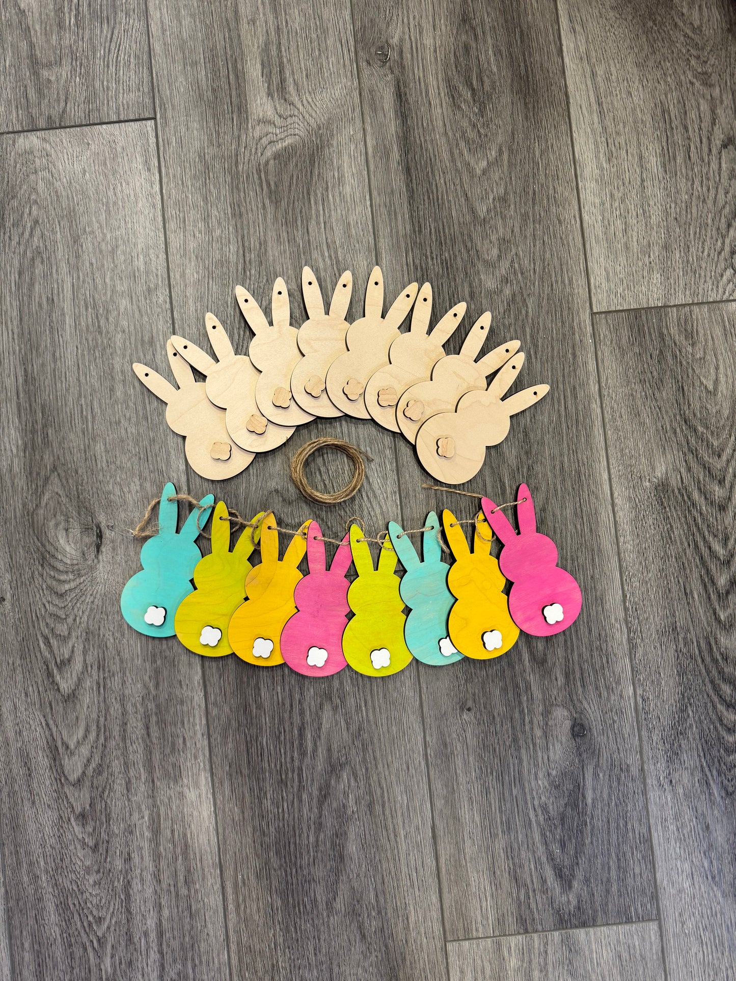 DIY Paint Kit: Bunny Garland