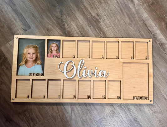 Personalized School Picture Frame