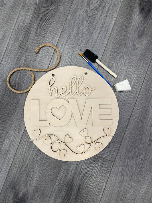 DIY Paint Kit: Hello Love