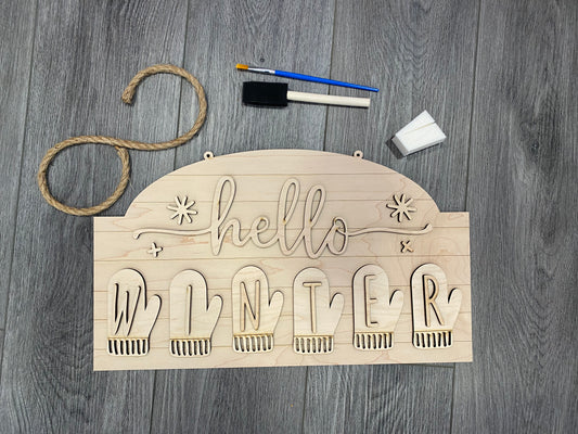 DIY Paint Kit: Hello Winter