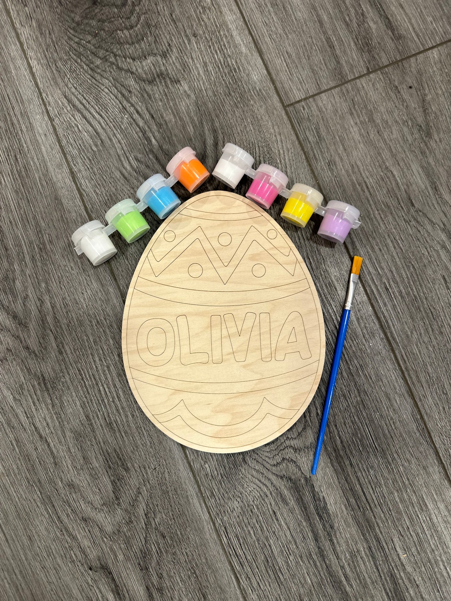 DIY Paint Kit: Easter Egg with Name