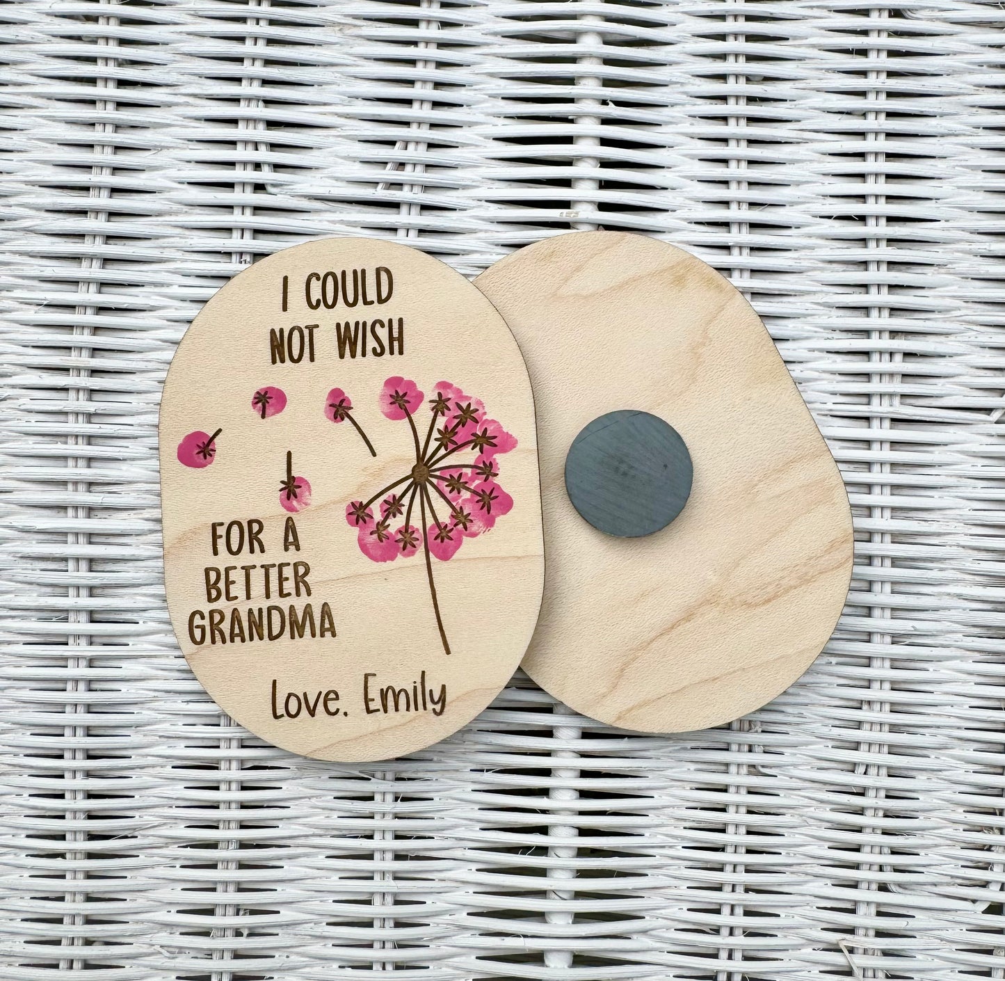 Dandelion Finger Print Magnet