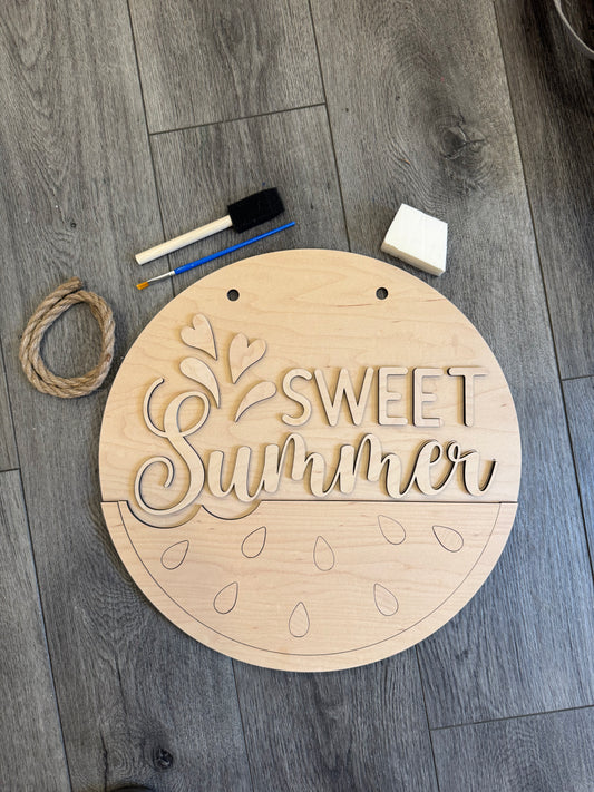 DIY Paint Kit: Sweet Summer Watermelon