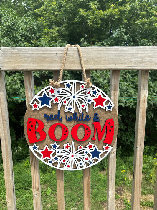 DIY Paint Kit: Red White and Boom