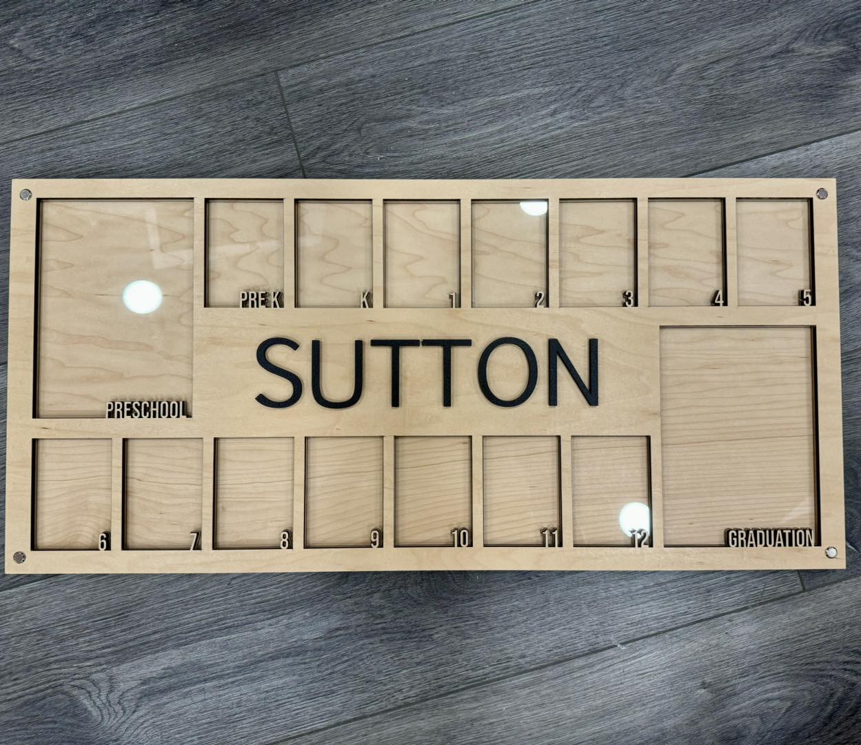 Personalized Monthly Picture Frame