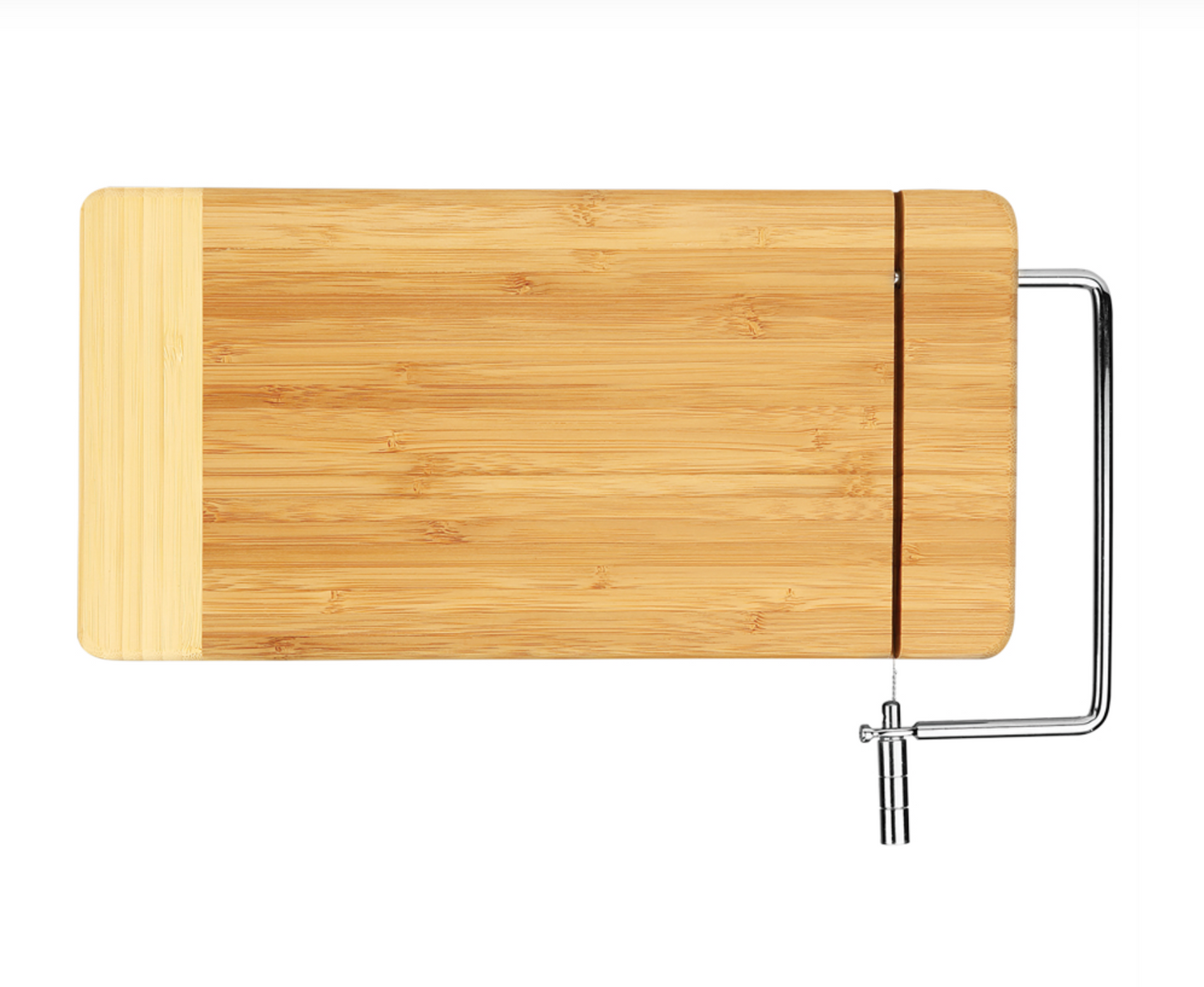 Bamboo Cutting Board with Cheese Cutter