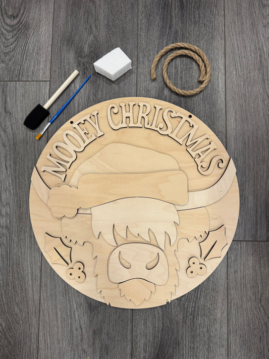 DIY Paint Kit: Mooey Christmas