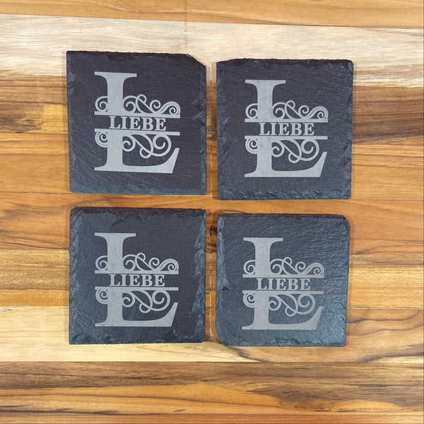 4" Slate Coasters