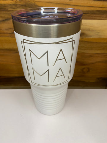 MAMA 30oz Ringneck Tumbler - White