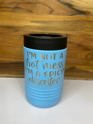 Spicy Disaster Beverage Holder - Light Blue