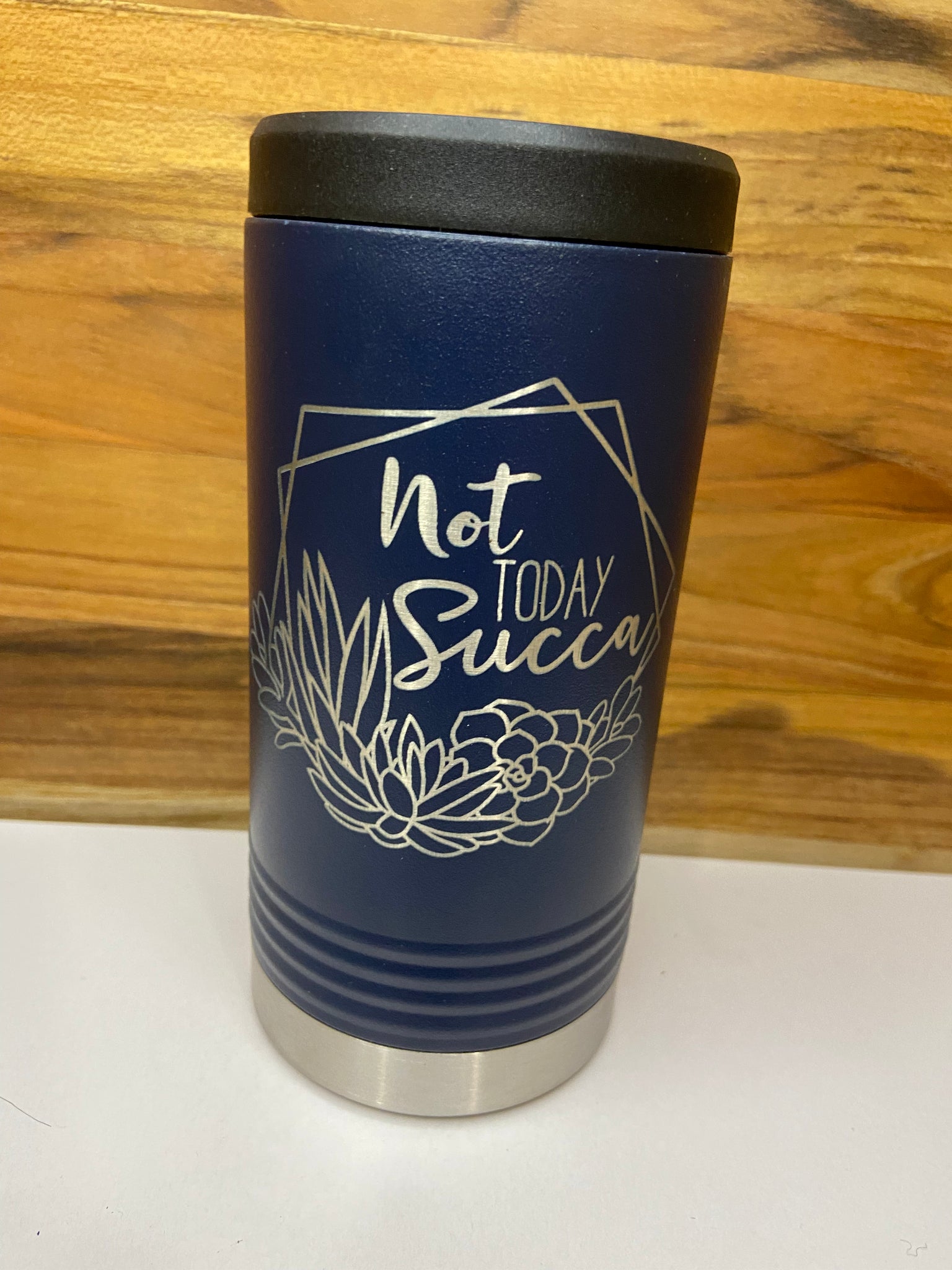 Not Today Succa Slim Beverage Holder - Navy Blue