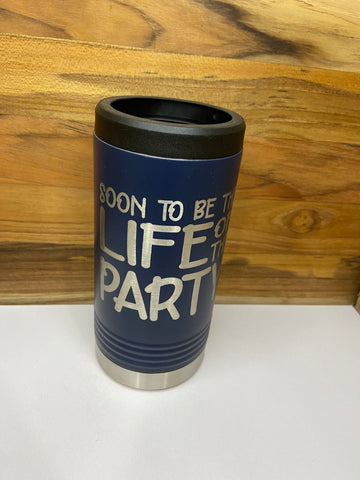 Life Of The Party Slim Beverage Holder - Navy