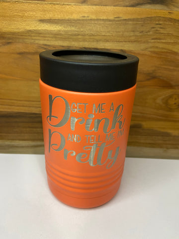 Get Me A Drink And Beverage Holder - Coral