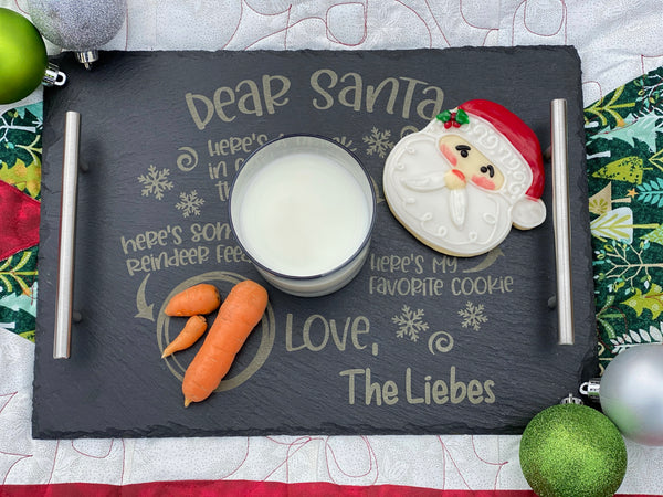 Slate Santa Tray