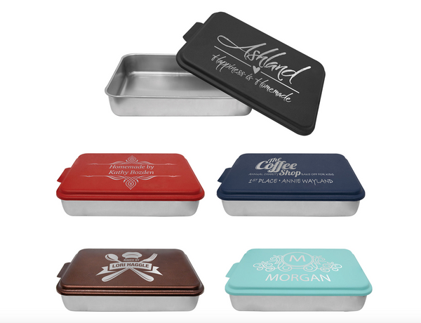 Floral Last name Cake Pan