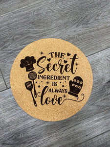 The Secret Ingredient Cork Trivet